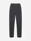 Totême Grey Wool Blend Straight Trousers