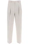 TOTÊME TOTEME TAILORED TROUSERS WITH DOUBLE PLEAT