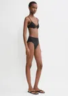 Totême Balconette Recycled Polyamide Blend Bikini Top In Black