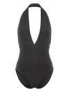 Totême Toteme Halterneck Swimsuit Clothing In Grey