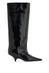 Totême Patent Leather Knee-high Boots In Black