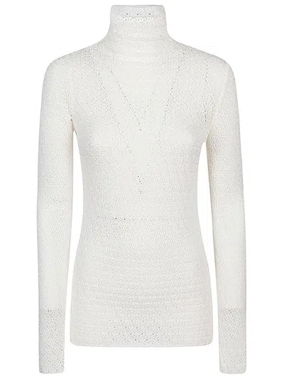 TOTÊME HIGH NECK ELASTICATED TOP
