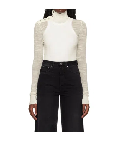 Totême High-neck Sweater In Black