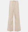 Totême Twisted Seam Organic Cotton Boxer Pants In White