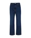 Totême Belt-looped Straight-leg Jeans In Blue