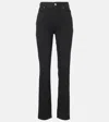 Totême High-rise Slim Jeans In Black