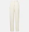 Totême Double-pleat Viscose Straight Pants