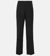 Totême High-rise Straight Pants In Black
