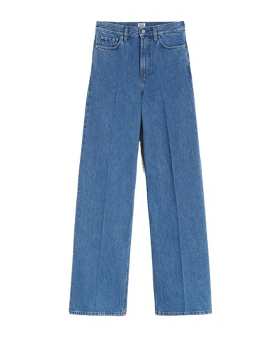 TOTÊME TOTÊME HIGH-WAISTED WIDE-LEG JEANS