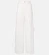 Totême Wide Leg Denim Jeans In White