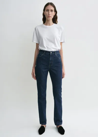 Totême High Slim Denim Indigo In Blue