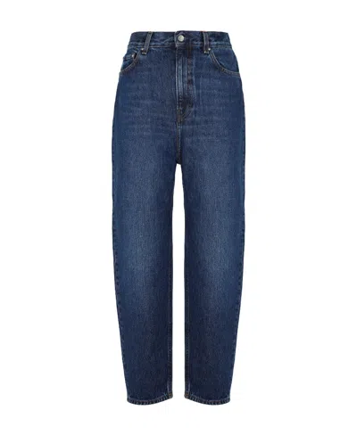 Totême High-waist Boyfriend Jeans In Blue