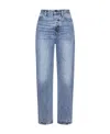 Totême High-waist Straight-leg Jeans In Gray