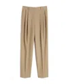 Totême High-waist Tailored Trousers In Nude