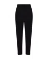 Totême High-waist Tapered Trousers In Black