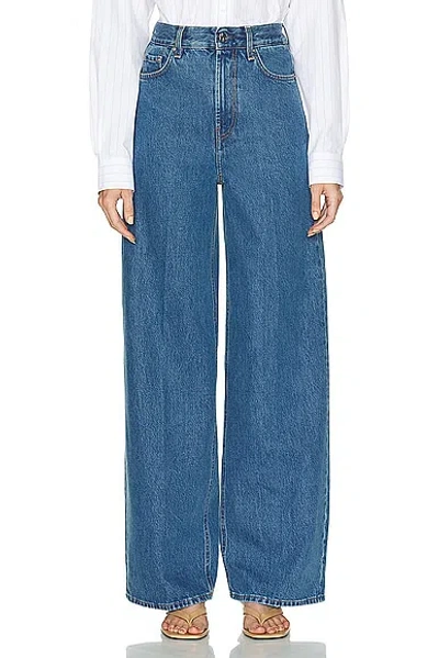 TOTÊME HIGH WAIST WIDE LEG JEANS