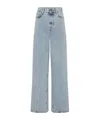 Totême Toteme Women Wide Leg Jeans In Gray