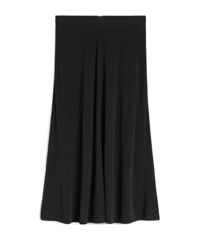Totême High-waisted Midi Skirt In Black