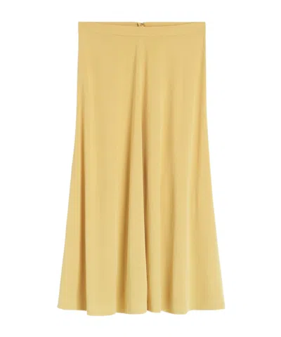 Totême High-waisted Midi Skirt In Nude