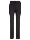 Totême Black Flared Tailored Pants In Viscose Blend Woman In Black 001