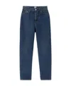 Totême High-waisted Tapered Jeans In Blue