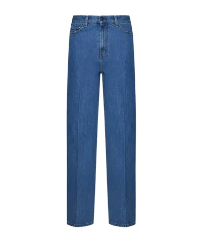 Totême High-waisted Wide-leg Jeans In Blue