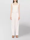 Totême High-waisted Wide Leg Trousers With Slanted Pockets