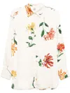 Totême Honeysuckle Shirt In Neutrals