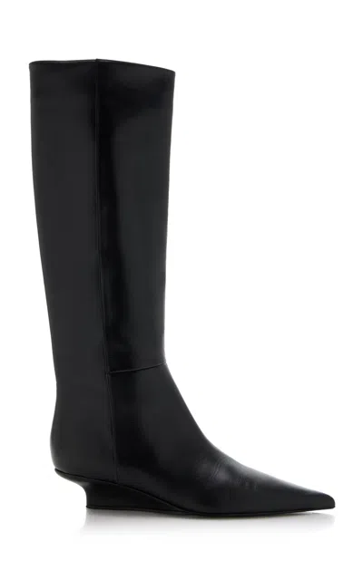 TOTÊME ILLUSION LEATHER KNEE BOOTS