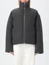 Totême Toteme Flannel Recycled Down Puffer Jacket In Grau