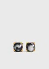 Totême Jasper Studs Black/off White In Black,off White