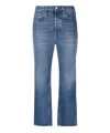 Totême Cropped Straight-leg Jeans In Blue