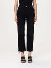 Totême Jeans Toteme Woman Color Black In ブラック