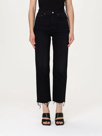 Totême Jeans Toteme Woman Color Black In ブラック