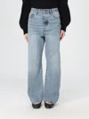 Totême Toteme Twisted Seam High Waist Straight Leg Jeans In Blau