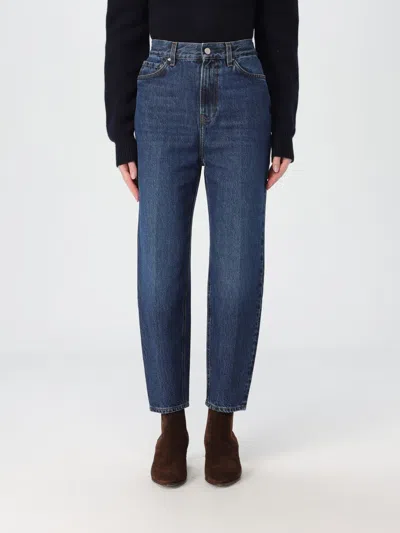Totême Jeans Toteme Woman Color Blue In Blau