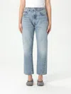 Totême Jeans Toteme Woman Color Gnawed Blue In Gnawed Blue