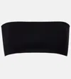 Totême Jersey Bandeau Top In Black