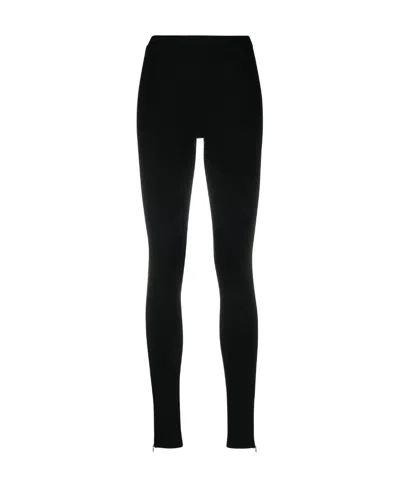 TOTÊME TOTÊME ZIP DETAILED SLIM-CUT LEGGINGS