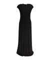 Totême Toteme Women Black Fluid Stretch Jersey Everyday Long Dress In Black