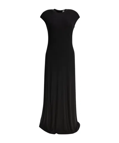 Totême Toteme Jersey Long Dress In Black