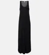 Totême Jersey Maxi Dress In Black