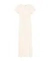 Totême Toteme Knitted Maxi Dress In White