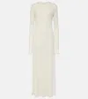 Totême Jersey Maxi Dress In White