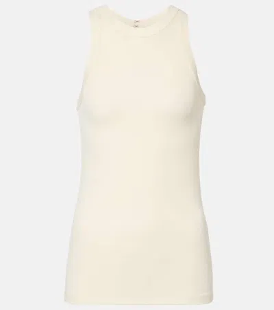 Totême Jersey Tank Top In Ecru