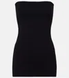 Totême Toteme Compact Knit Tube Top In Black