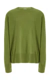Totême Knit Cashmere Sweater In Green
