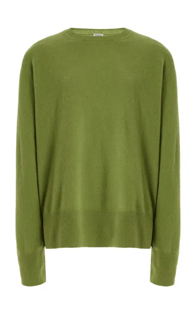 Totême Knit Cashmere Sweater In Green
