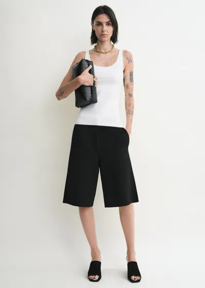 TOTÊME KNIT SHORTS BLACK