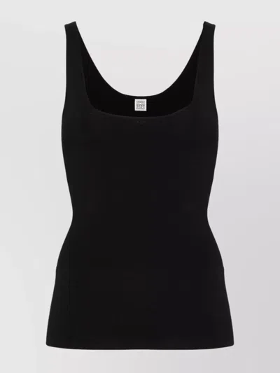 TOTÊME KNIT TANK TOP SCOOP NECK
